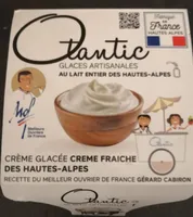 Crème glacée crème fraîche des hautes-alpes