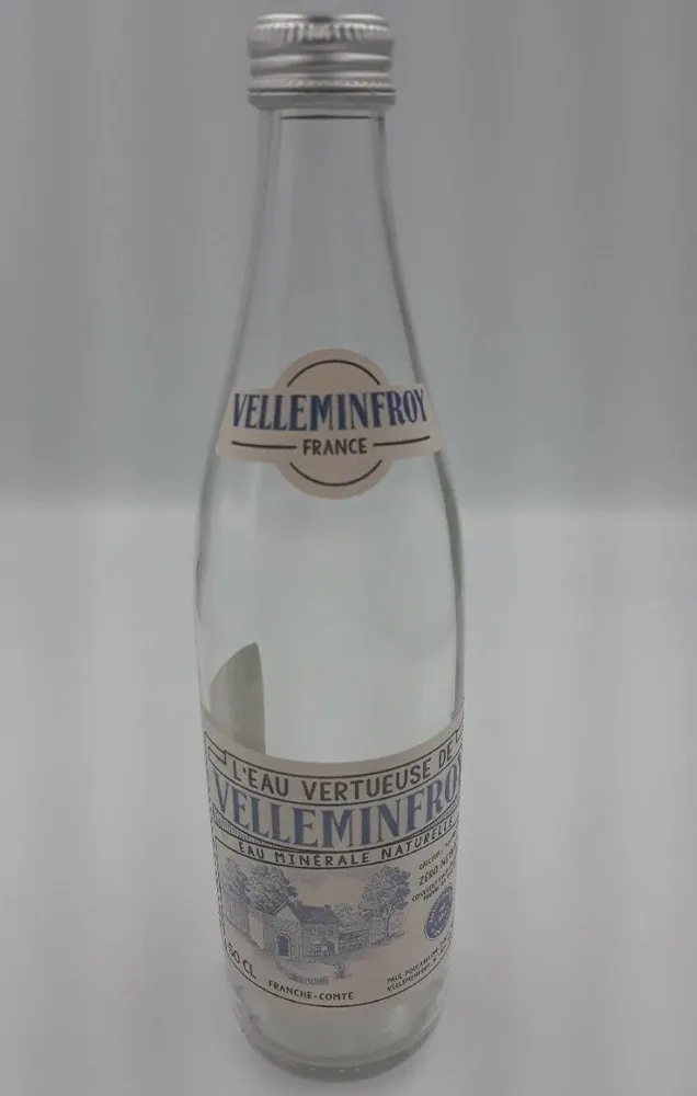 Eau minérale naturelle 50cl verre Vintage