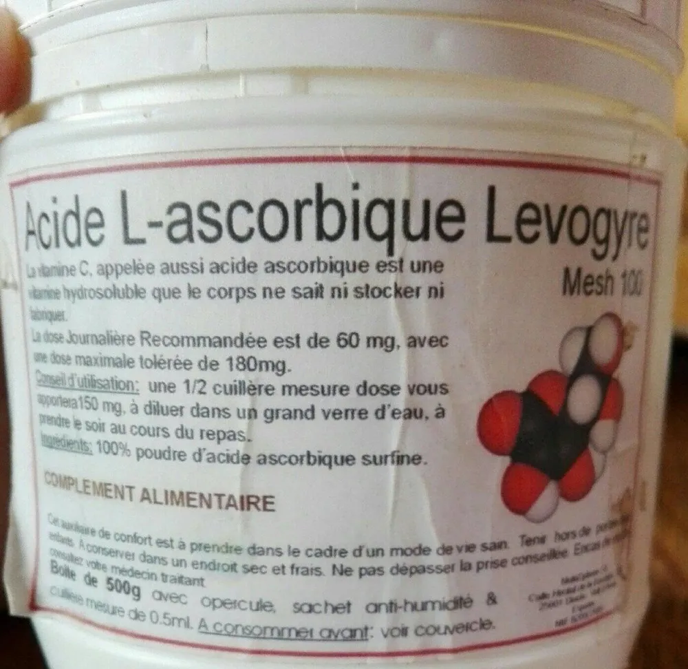 Acide L-Ascorbique Levogyre