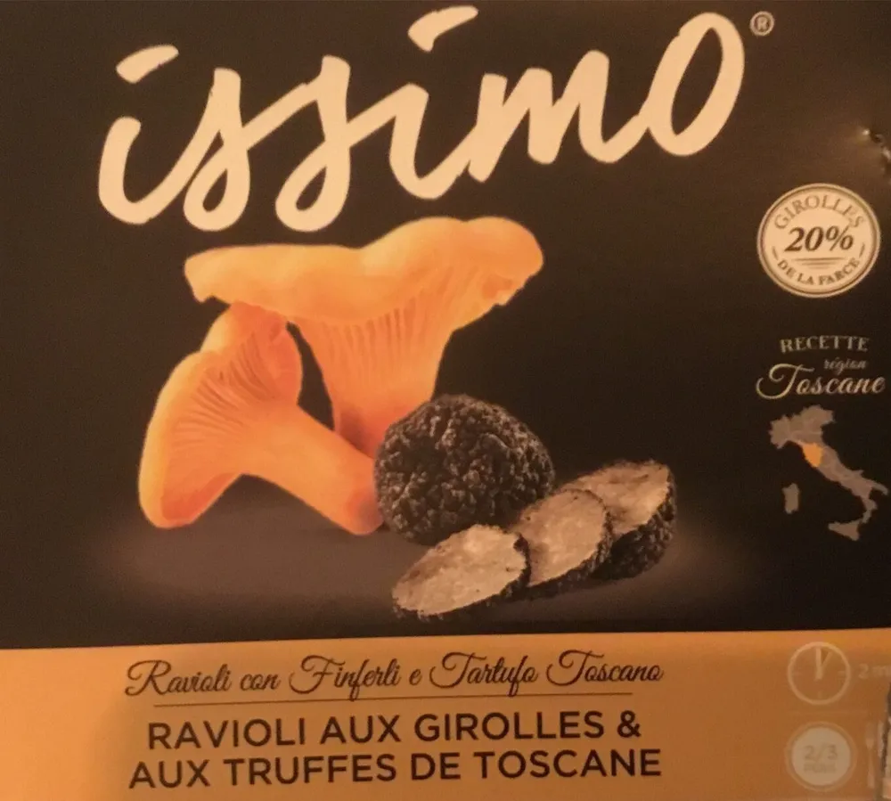 Issimo ravioli girolles et truffes de toscane