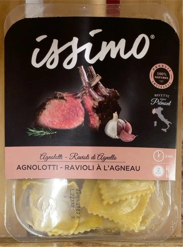 Agnolotti - Raviolis à l’agneau