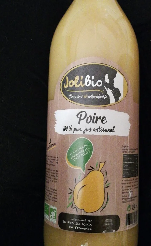 Poire 100% pur jus artisanal