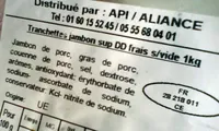 Tranchettes de jambon supérieur désossé découenné sous vide