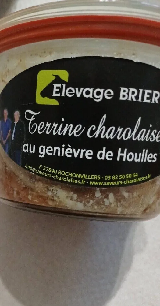 Terrine charolaise au genièvre de houlle