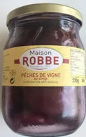 Peche de vigne au sirop