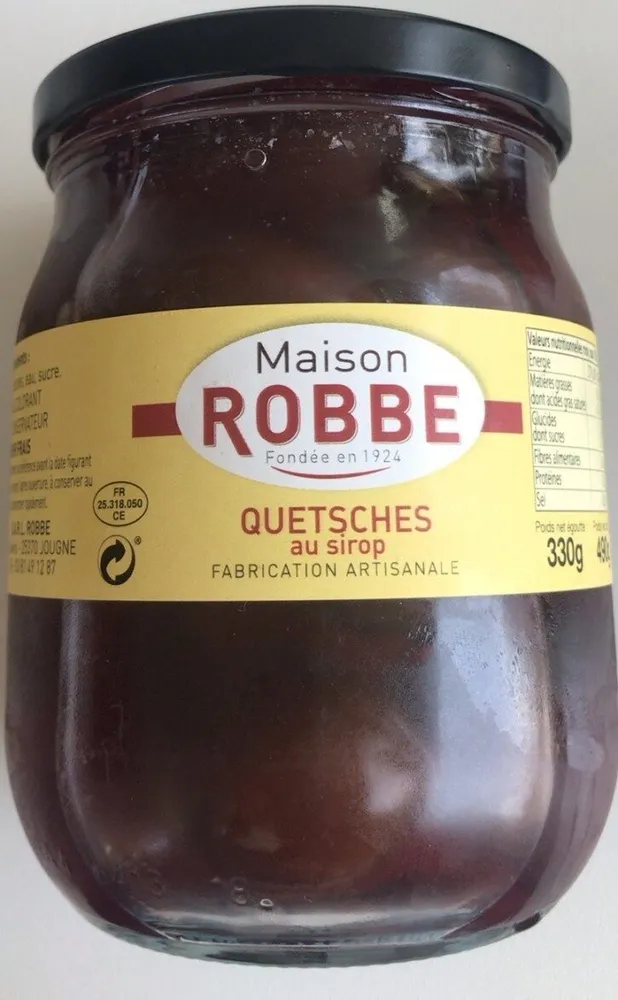 Quetsches au sirop