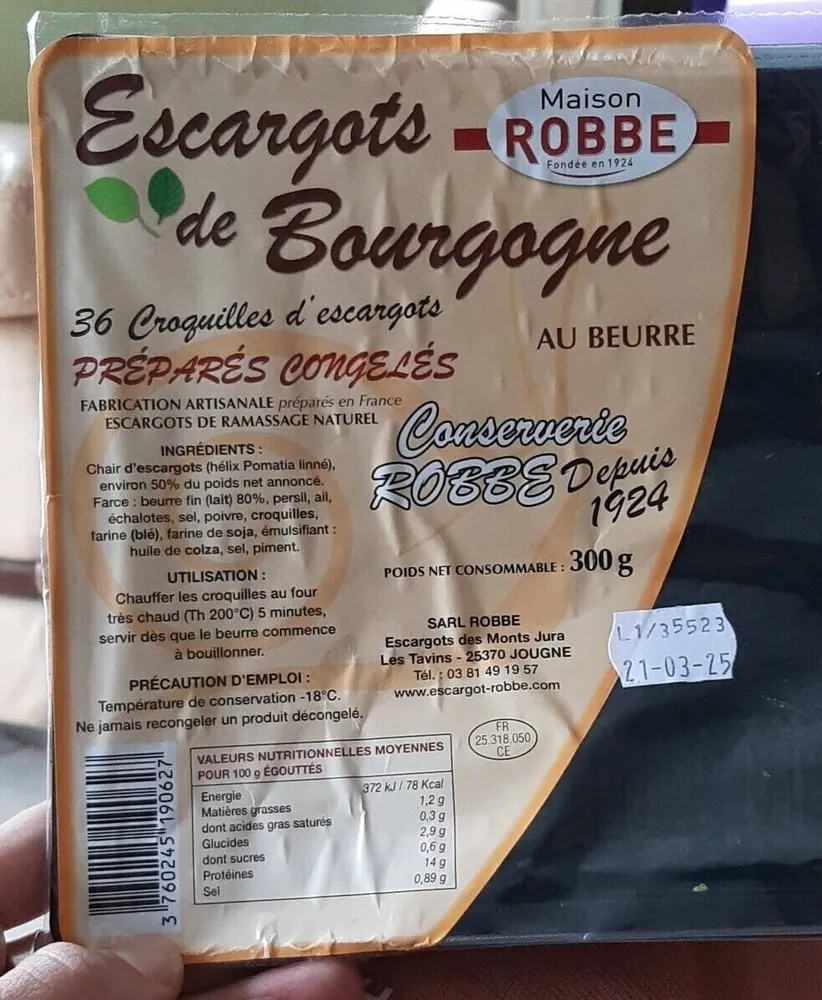 Escargot coquille Bourgogne