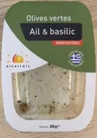Olives vertes ail & basilic