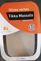 Olives vertes Tika Massala dénoyautées