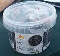 Olives noires entières façon Grèce