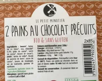Pains au chocolat précuits