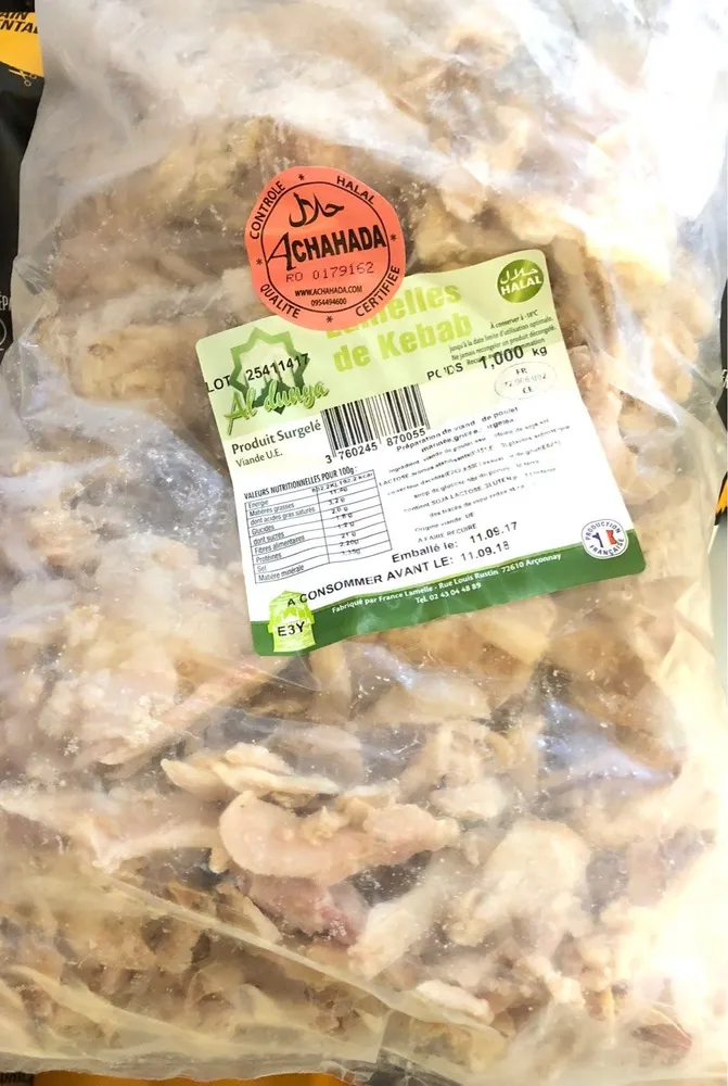 Lamellles de Kebab