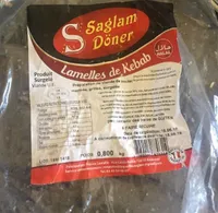 Lamelles de kebab