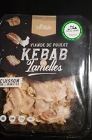 Kebab de poulet en lamelle