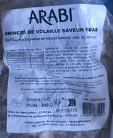 Émincés de voilailes saveur kebab