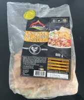 Lamelles de kebab poulet