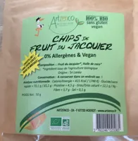 Chips de fruit du jacquier