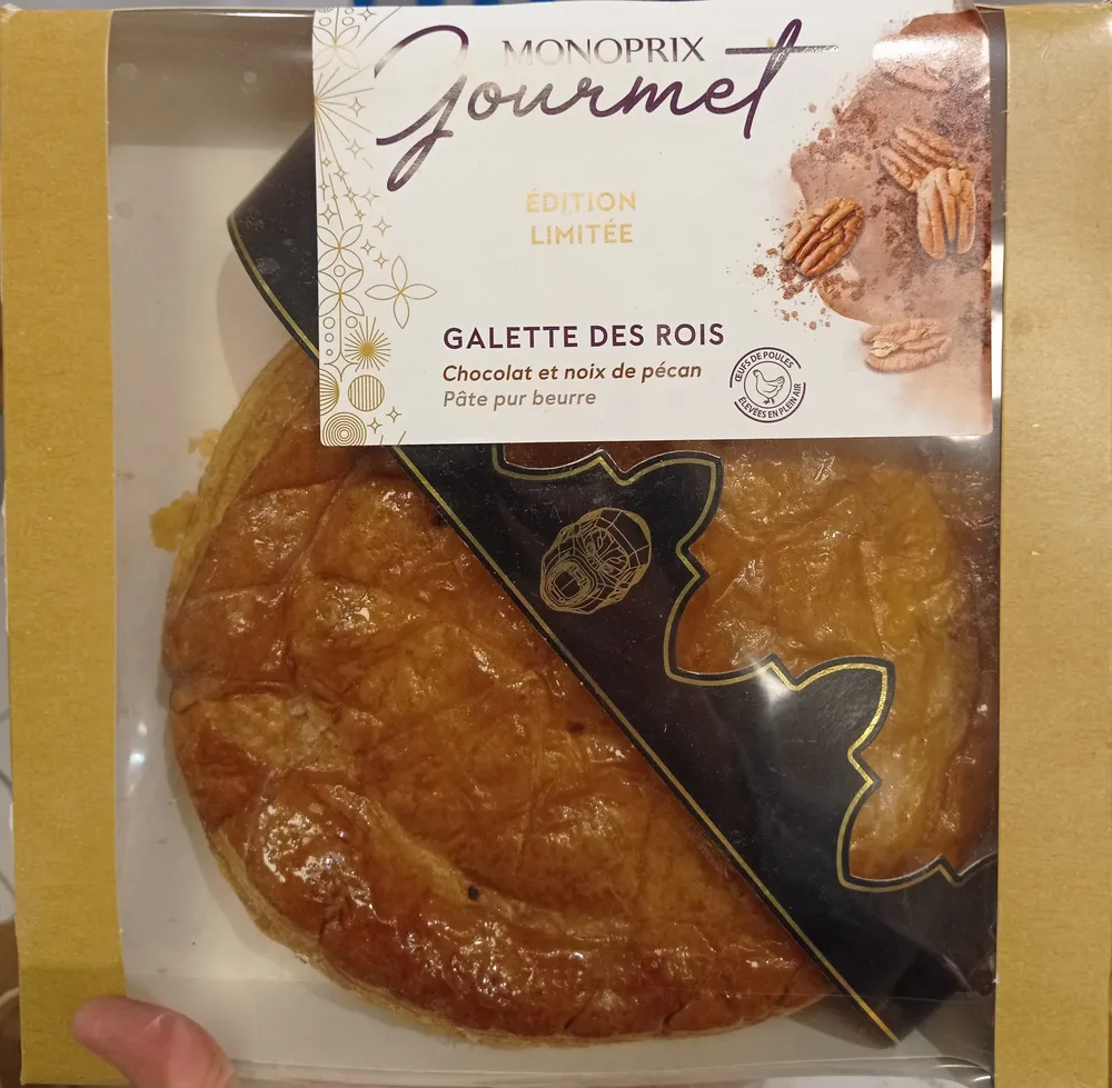 Galette des rois chocolat noix de pécan