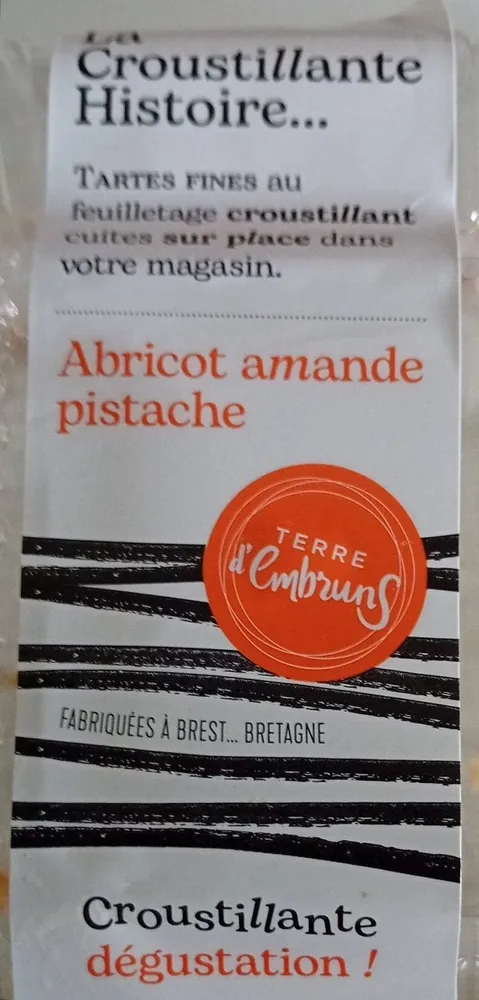 Croustillant abricot amande pistache