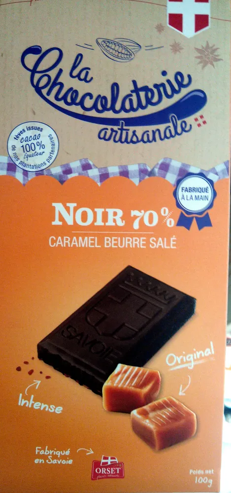 Noir 70% caramel beurre salé