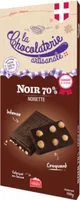 Tablettes de chocolat Noir 70% noisette