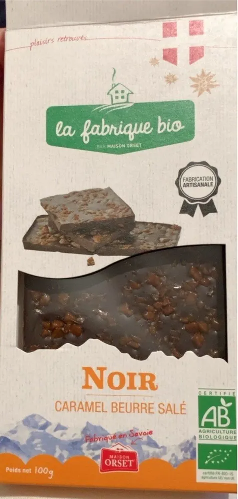 Chocolat noir caramel beurre salé