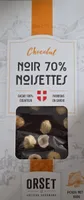 Chocolat noir 70% noisettes