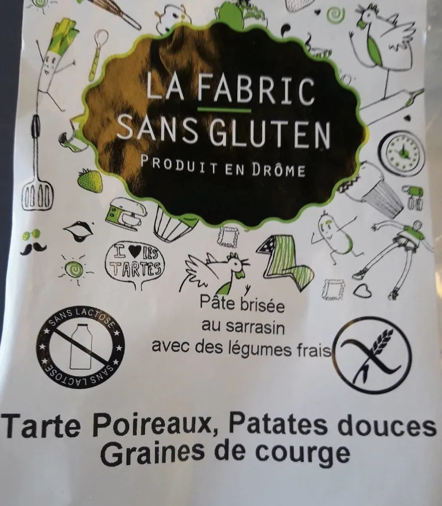 Tarte poireaux patates douces graines de courge