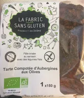 Tarte compotée d'aubergines aux olives
