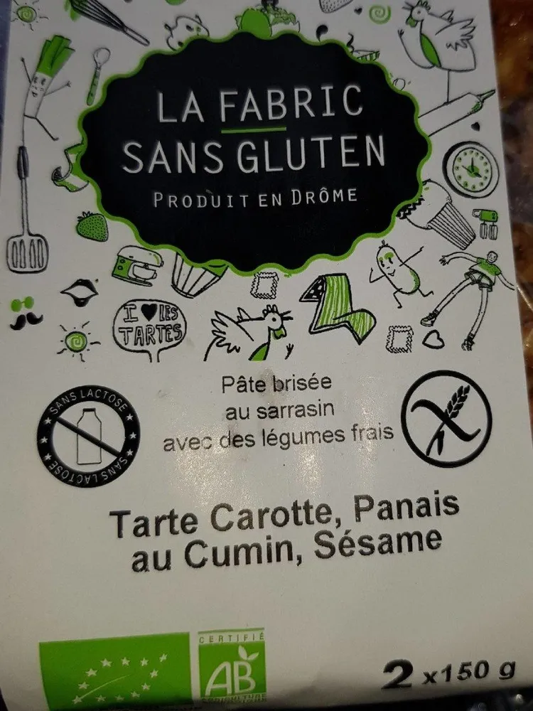 Tarte carotte panais au cumin sésame