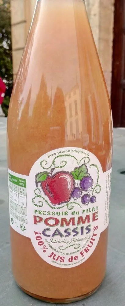 Jus pomme cassis