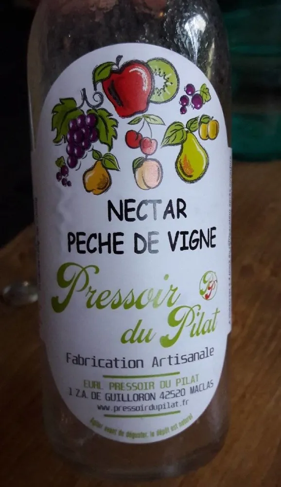 Nectar pêche de vigne