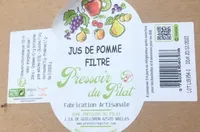 Pur jus de pomme filtré