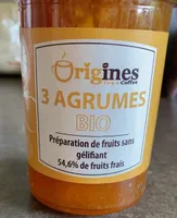 Confiture aux trois agrumes bio