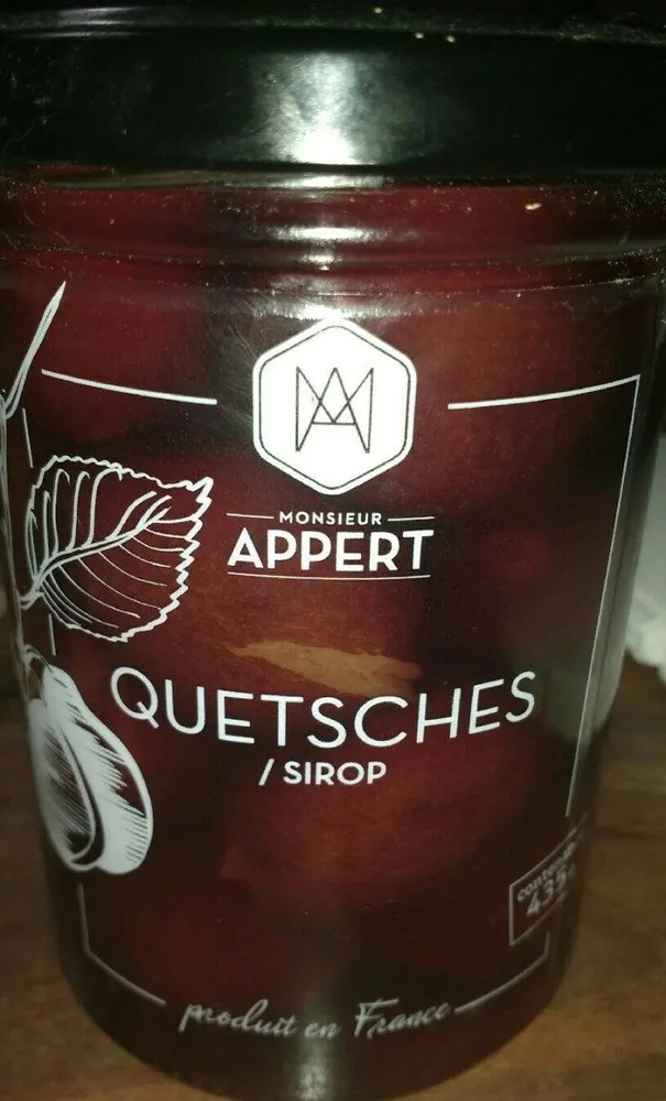 QUETSCHES / sirop