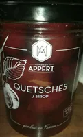 QUETSCHES / sirop