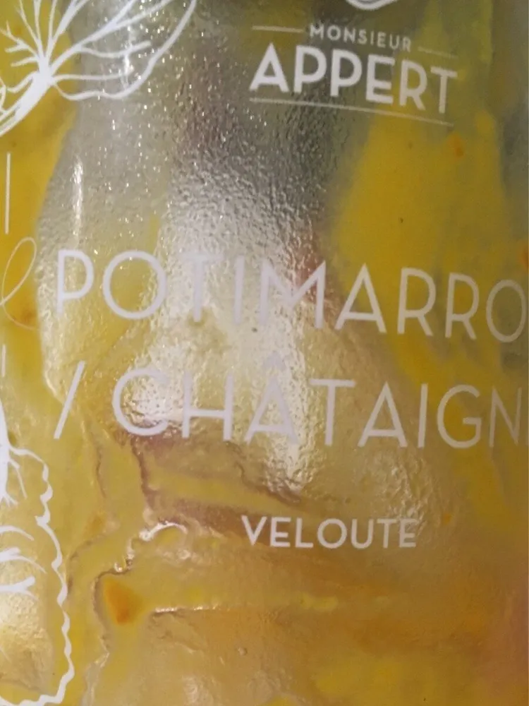 Velouté potimarron châtaigne