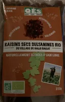Raisins Secs Sultanines bio