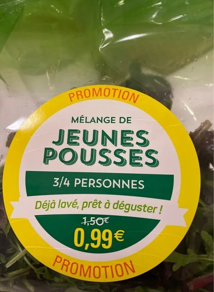 Melange jeunes pousse