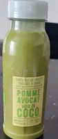 Smoothie pomme avocat noix de coco