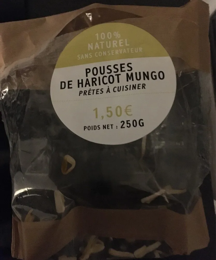 Pousses de haricot mungo