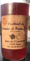 Jus fr pomme et framboise