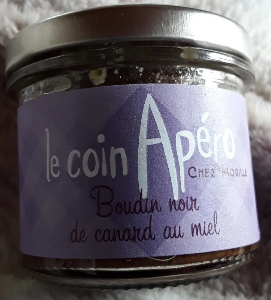 Boudin noir de canard au miel