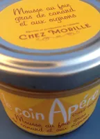Mousse au foie gras de canard et aux oignons