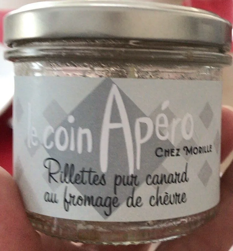 Rillettes pur canard au fromage de chevre