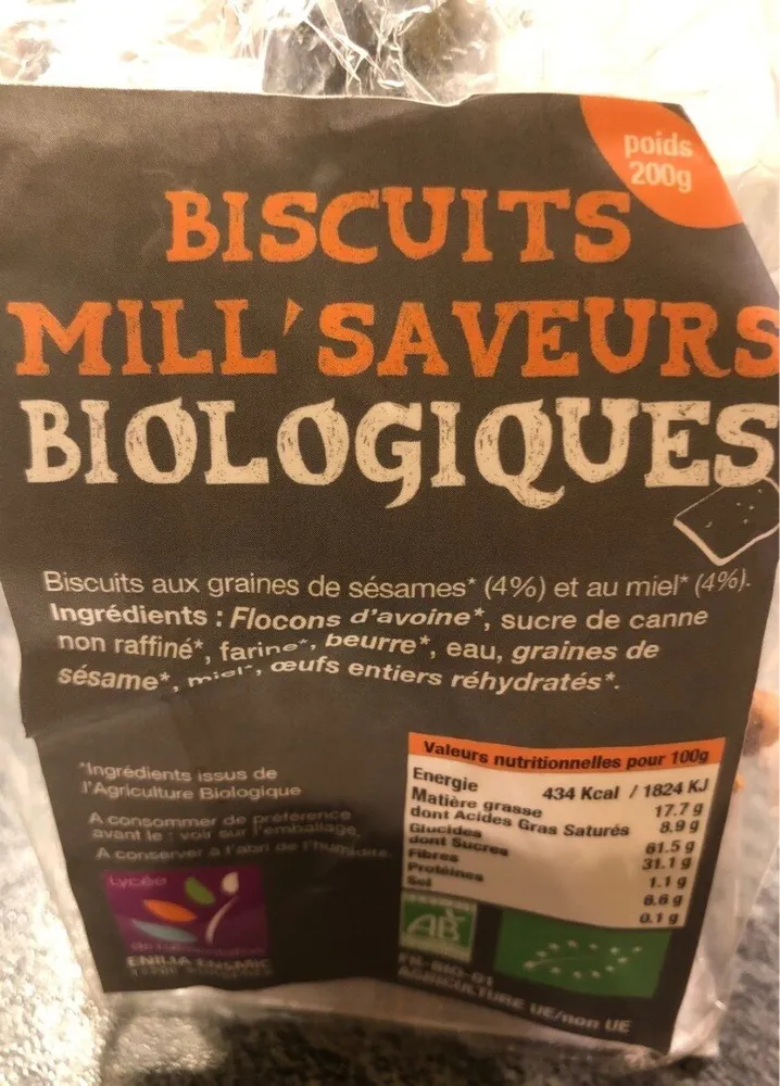 Biscuits Mill'saveurs