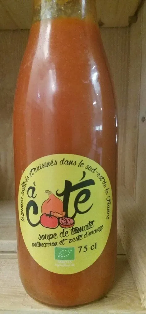 À côté soupe de tomate potimarron et zeste d’orange