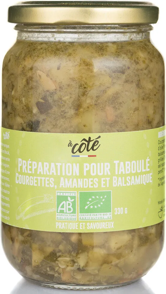 Préparation pour taboulé, courgettes, amandes BIO
