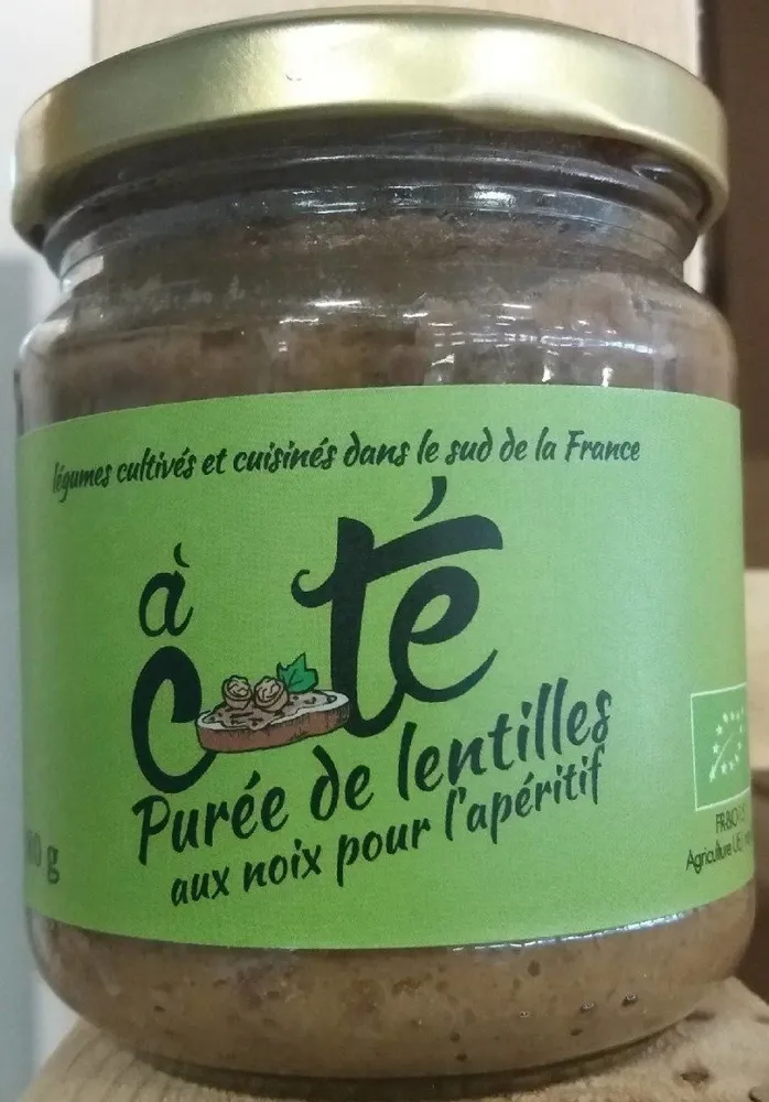 Purée de lentilles aux noix
