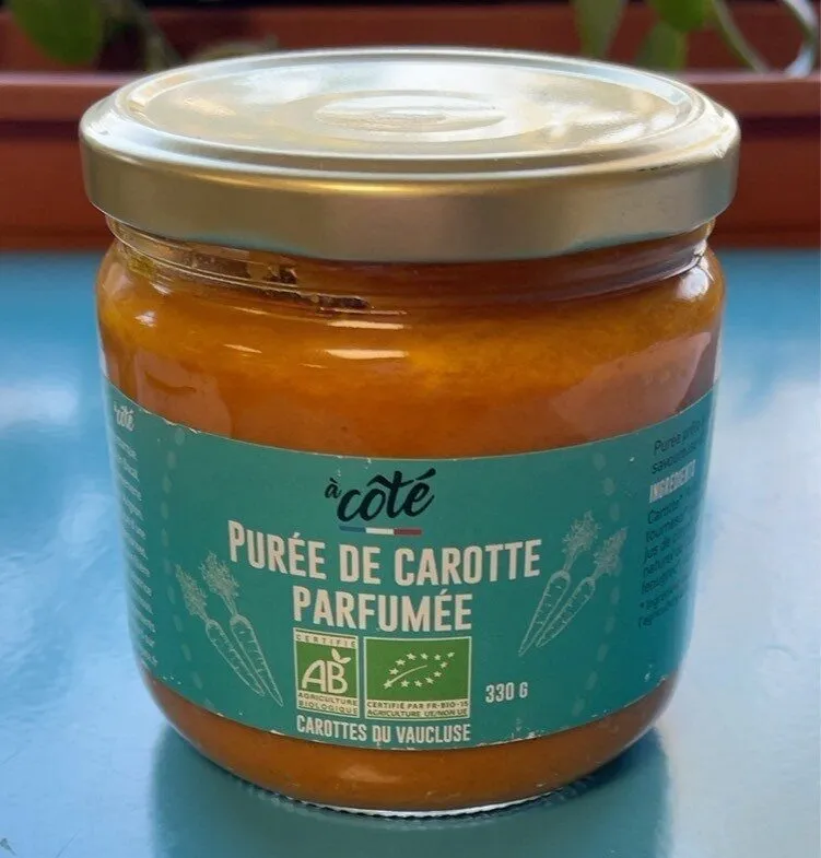 Purée de carotte parfumée